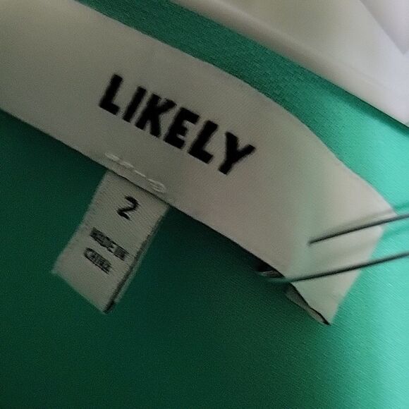 * * LIKELY pastel green Sheath dress Last Discount - Picture 13 of 16